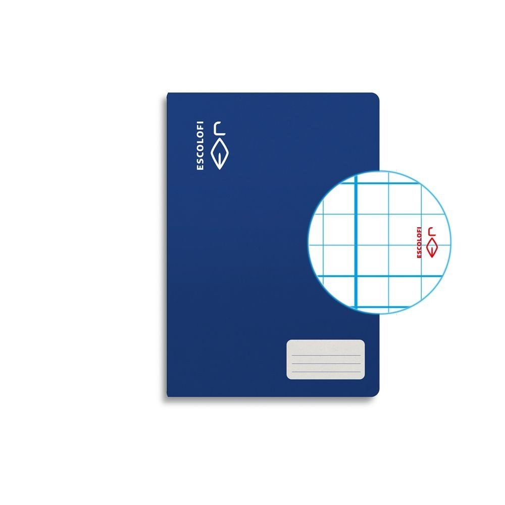 Libreta Cuarto 32H 70G Cuadricula Pautada 4 Margen Azul Imagen principal del producto