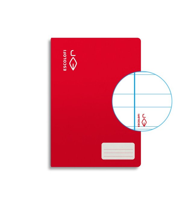 Bloc Espiral Estándar Liso 32H 90g | Escolofi | Cartón | Formato Estándar | Pack 10 Unidades