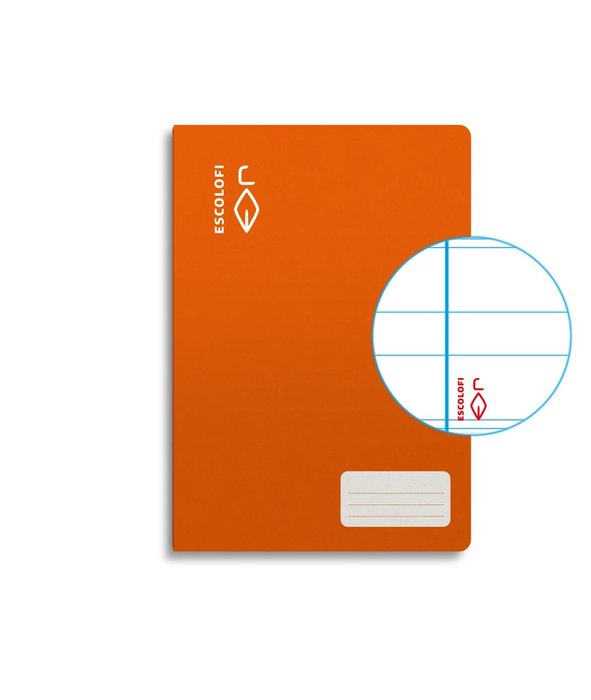 Bloc Espiral Estándar Liso 32H 90g | Escolofi | Cartón | Formato Estándar | Pack 10 Unidades