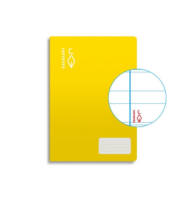 Bloc Espiral Estándar Liso 32H 90g | Escolofi | Cartón | Formato Estándar | Pack 10 Unidades
