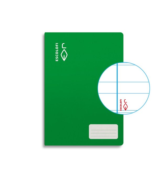 Bloc Espiral Estándar Liso 32H 90g | Escolofi | Cartón | Formato Estándar | Pack 10 Unidades