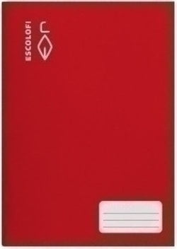 Libretas A4 Pauta Montessori Rojo ESCOLOFI Pack 10
