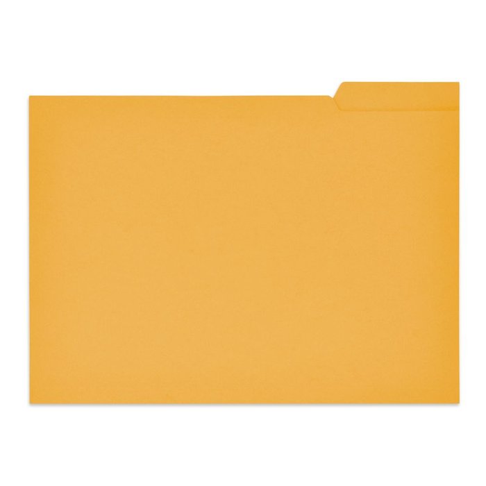 SUBCARPETA GIO PESTAÑA DERECHA FOLIO 250G AMARILLO ELBA | 50 UNIDADES | (GIO)