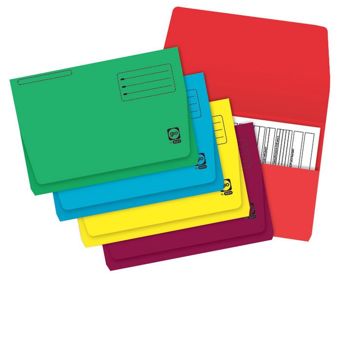 SUBCARPETA Fº ELBA POCKET BOLSA Y SOLAPA 10U SURTIDAS | 1 UNIDADES | (GIO) Imagen principal del producto