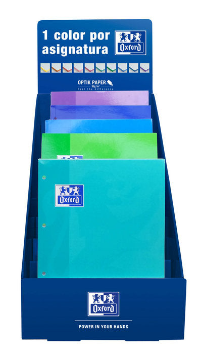 Exp 25 Recambio Cuadrícula 5x5 Colores Fríos Oxford 80H Pack 25