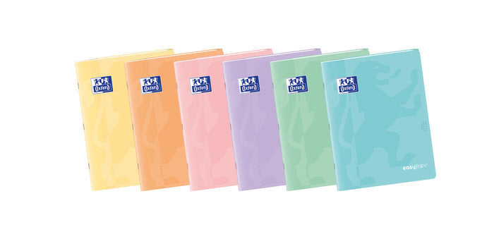Libreta Grapada Oxford Easybook A4 48H 4x4 Pastel Colores Imagen principal del producto
