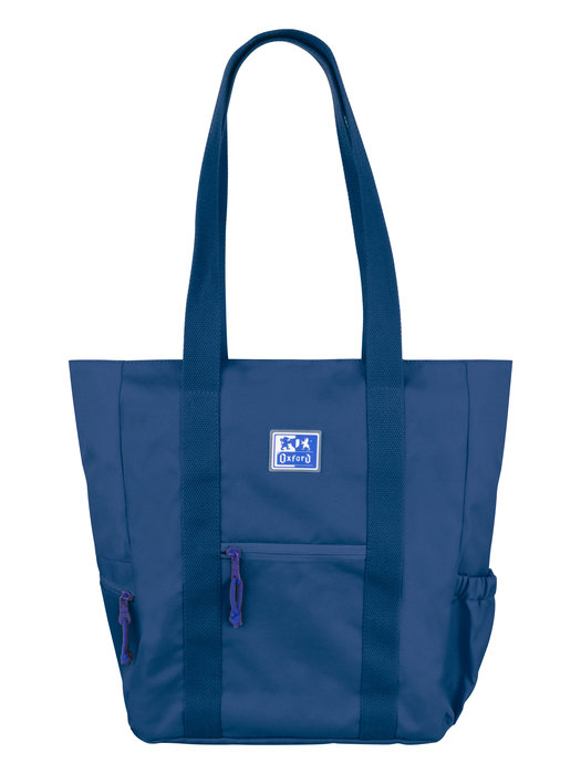 BOLSO TOTE BAG OXFORD B-TRENDY 10 SECCIONES 34X31X12 AZUL M | OXFORD | 1 UNIDAD | 8427291046067 Imagen principal del producto
