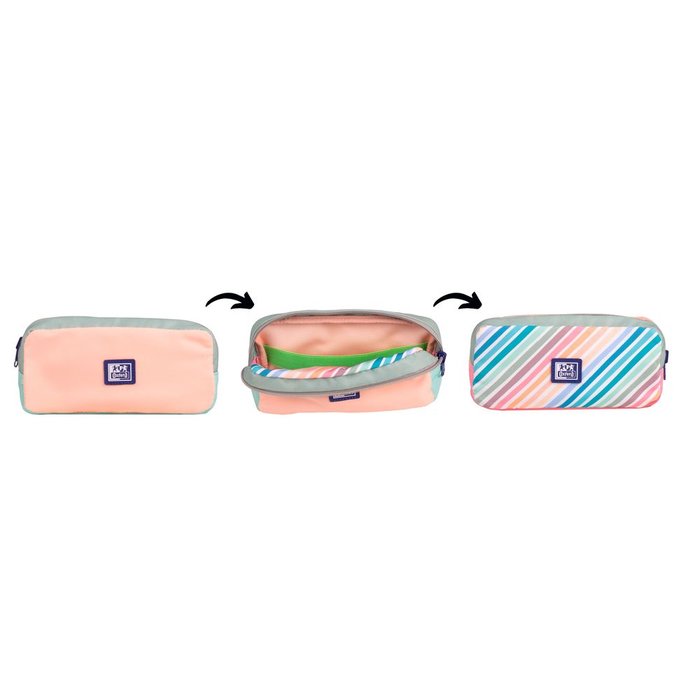 PORTATODO KANGOO REVERSIBLE COLOR BLOCK SURTIDOS | OXFORD