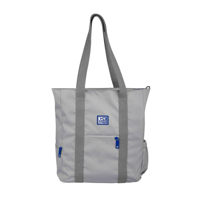 Bolso tote bag B-Trendy Oxford Diseño Gris Oxfbag