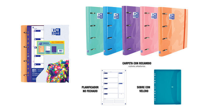 Carpebloc A4 Cuadro 5x5 con Sobre y Planner Tendencias Oxford