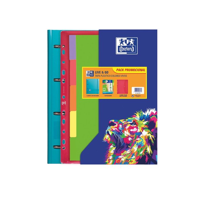CARPEBLOC A4 POLYFOAM OXFORD RECAMBIO CUADRO 5X5 VIVOS | 1 UNIDADES | (OXFORD)