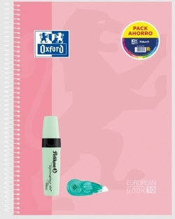 Cuadernos espiral A4+ Oxford con 150 hojas y accesorios Imagen principal del producto