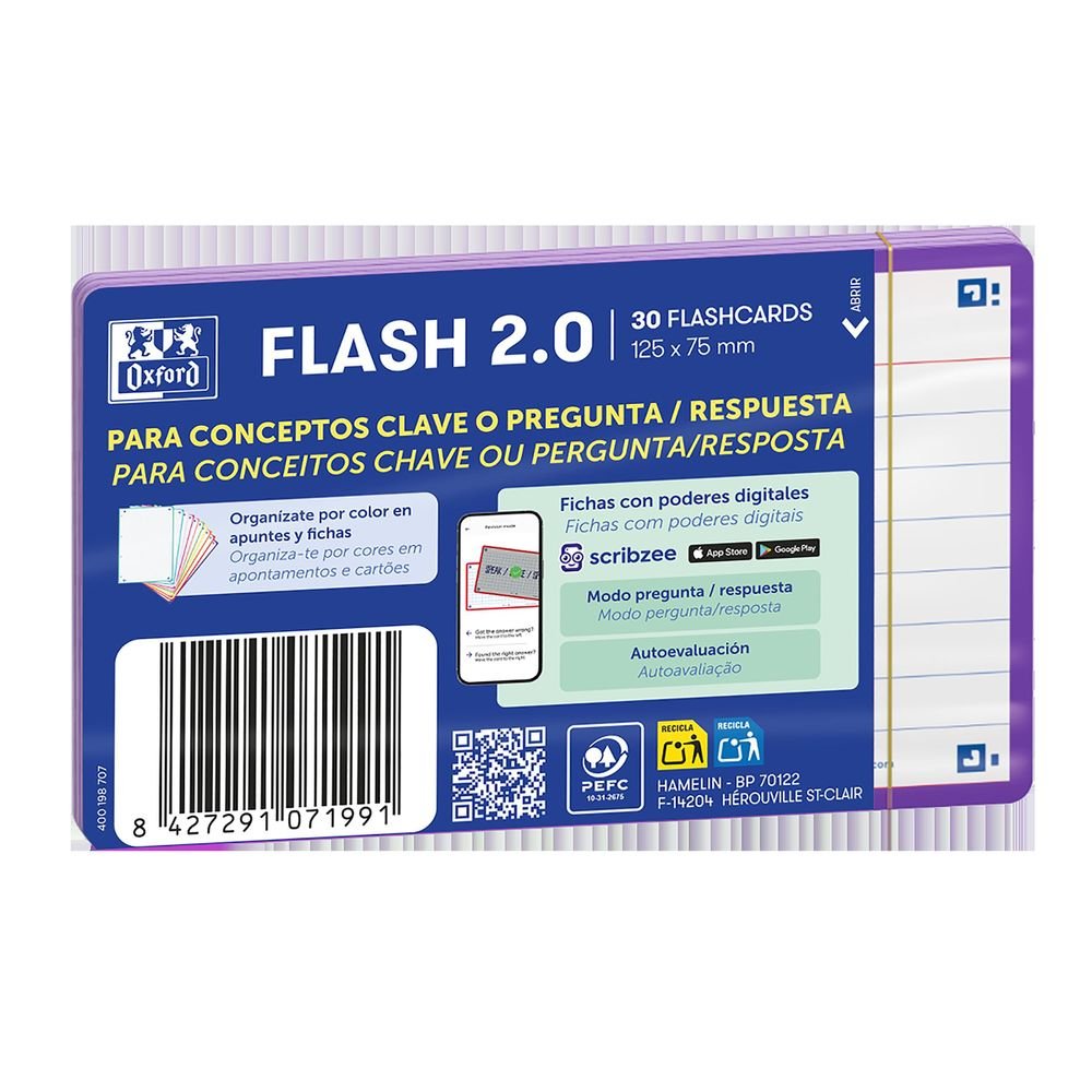 Bloc Espiral Estándar Liso 90g | Oxford | Cartón | Formato Estándar | Pack 1 Unidades