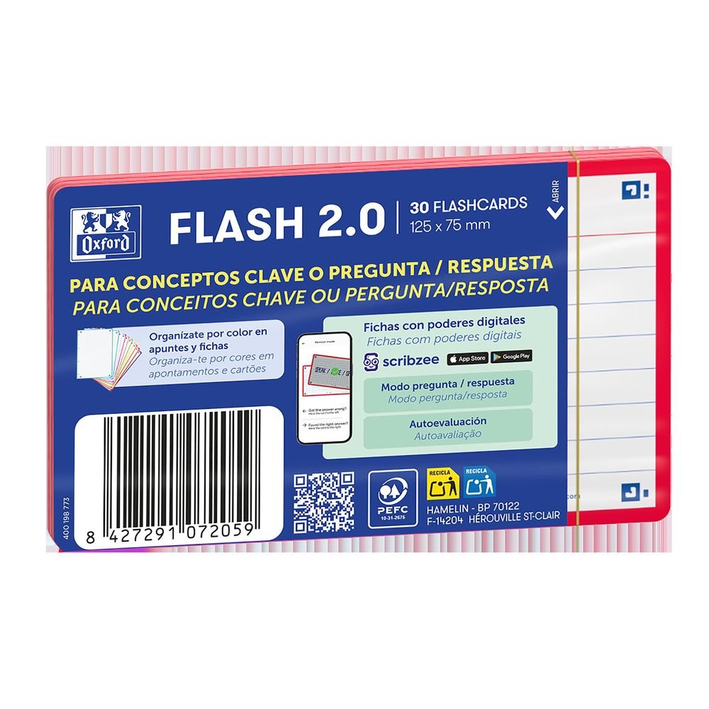 Bloc Espiral Estándar Liso 90g | Oxford | Cartón | Formato Estándar | Pack 1 Unidades