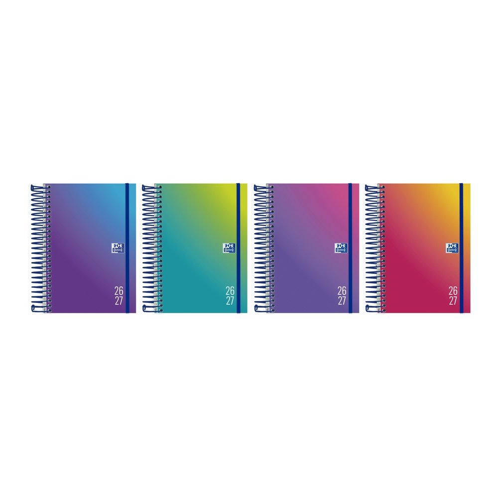 Agenda escolar 26-27 Gradient 8 día página Oxford Agendas Imagen principal del producto