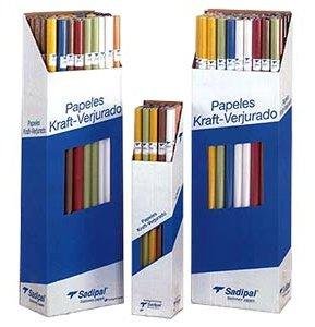PAPEL KRAFT ROLLO 5M NEGRO | 1 UNIDADES | (SADIPAL) Imagen principal del producto