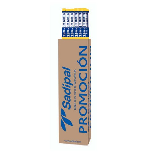 PAPEL KRAFT ROLLO 25M AMARILLO CORAL | 1 UNIDADES | (SADIPAL)