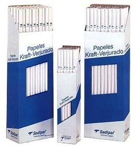 PAPEL KRAFT ROLLO 25 METROS BLANCO | 1 UNIDADES | (SADIPAL) Imagen principal del producto