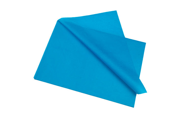 PAPEL SEDA AZUL TURQUESA 26H 18G | 26 UNIDADES | (SADIPAL) Imagen principal del producto