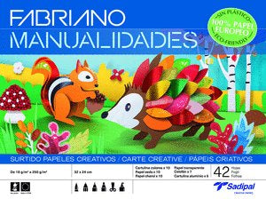 Bloc Manualidades Multiple Papeles Creativos 42H SADIPAL
