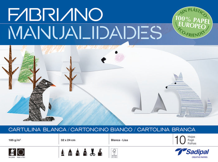 Bloc Espiral Estándar Liso 90g | Sadipal | Cartón | Formato Estándar | Pack 10 Unidades