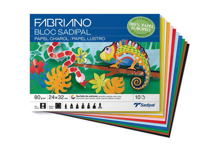 Bloc Espiral Estándar Liso 10H 90g | Sadipal | Cartón | Formato Estándar | Pack 10 Unidades Imagen principal del producto