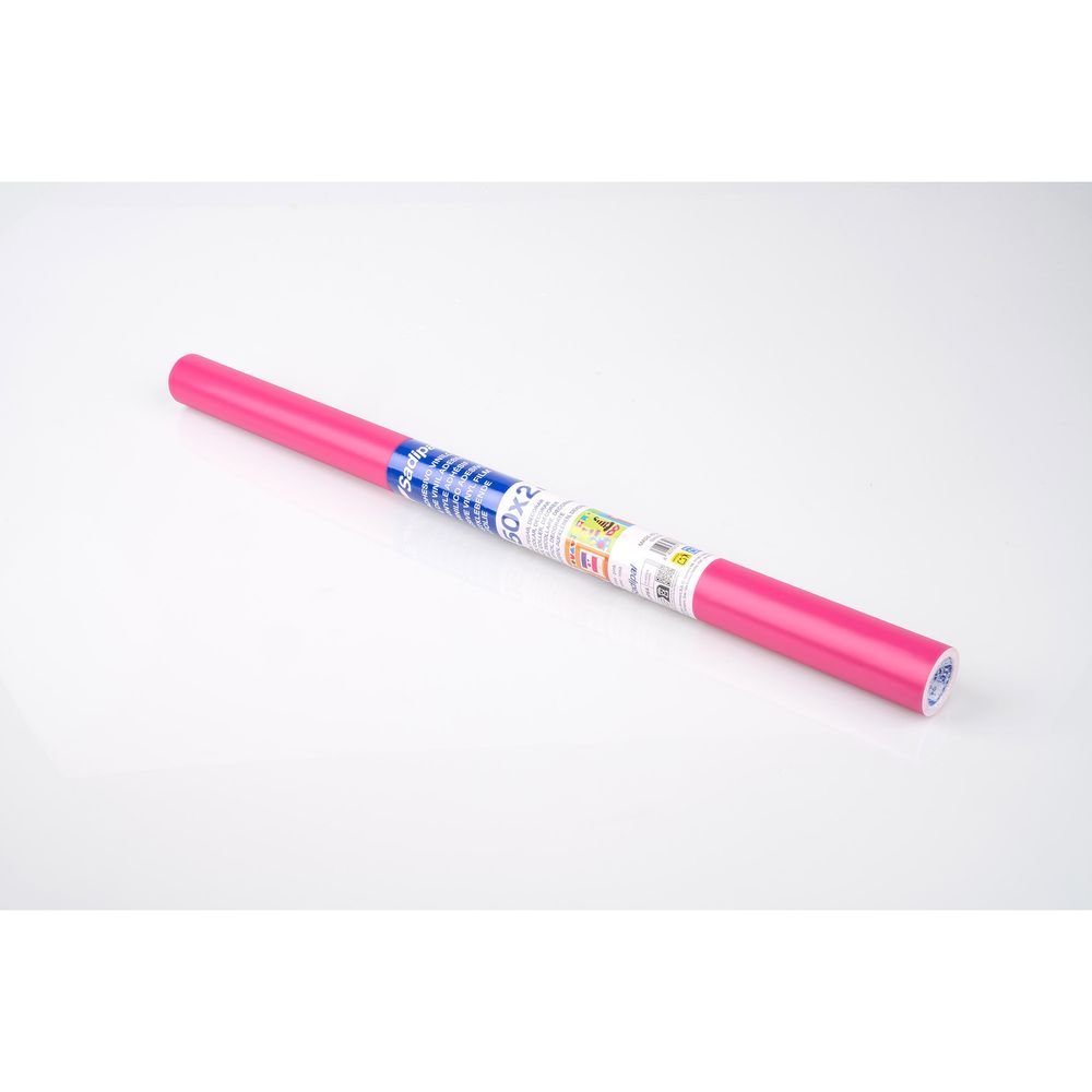 FILM ADHESIVO COLOR VINILO 70 MICRAS 0,50X2M MATE ROSA | 1 UNIDADES | (SADIPAL)