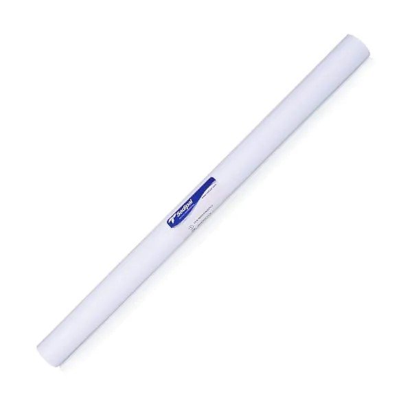 Rollo Film Adhesivo 0,5x2m 70 Micras Blanco Brillo Imagen principal del producto