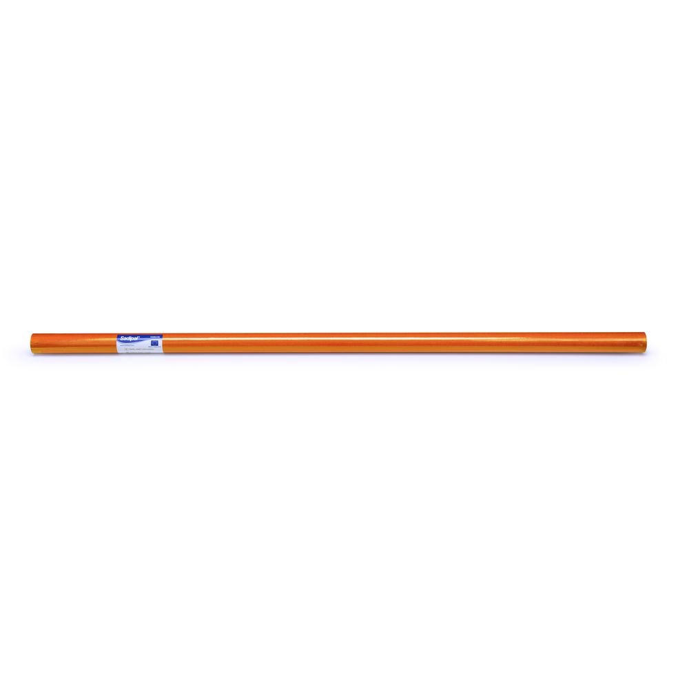 Papel Kraft Verjurado 65 g 1 x 3 m Naranja Fuerte SADIPAL