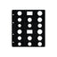 Funda monedas Euro Modelo 75500 Pardo Plástico Negro