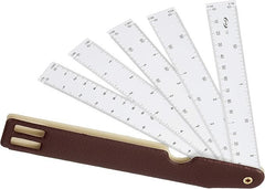 ESCALIMETRO 15CM 10 ESCALAS 1:10 15 20 25 30 33 40 50 75 12 | 1 UNIDADES | (PARDO)