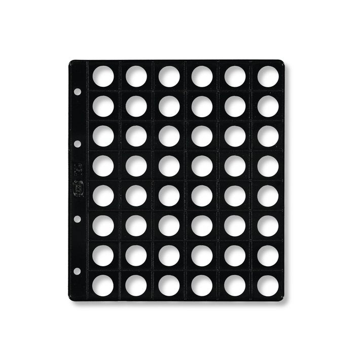 FUNDA MONEDAS 48 ALOJAMIENTOS DIAMETRO DE 18 MM | 5 UNIDADES | (PARDO)