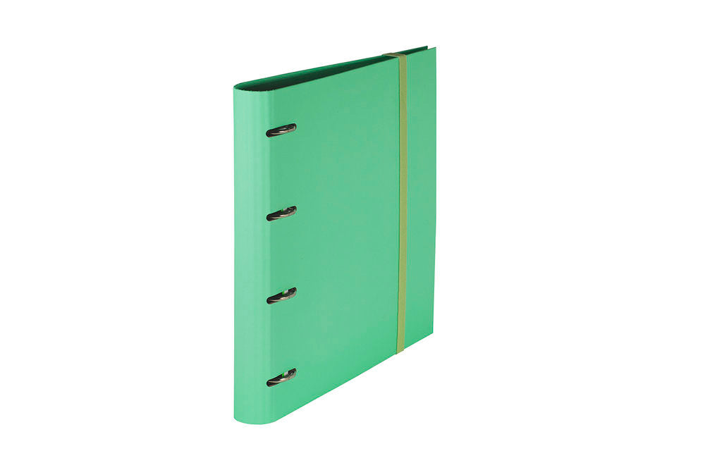 Carpeblock A4 PP Foam Verde Pastel 4 Anillas Pardo Imagen principal del producto