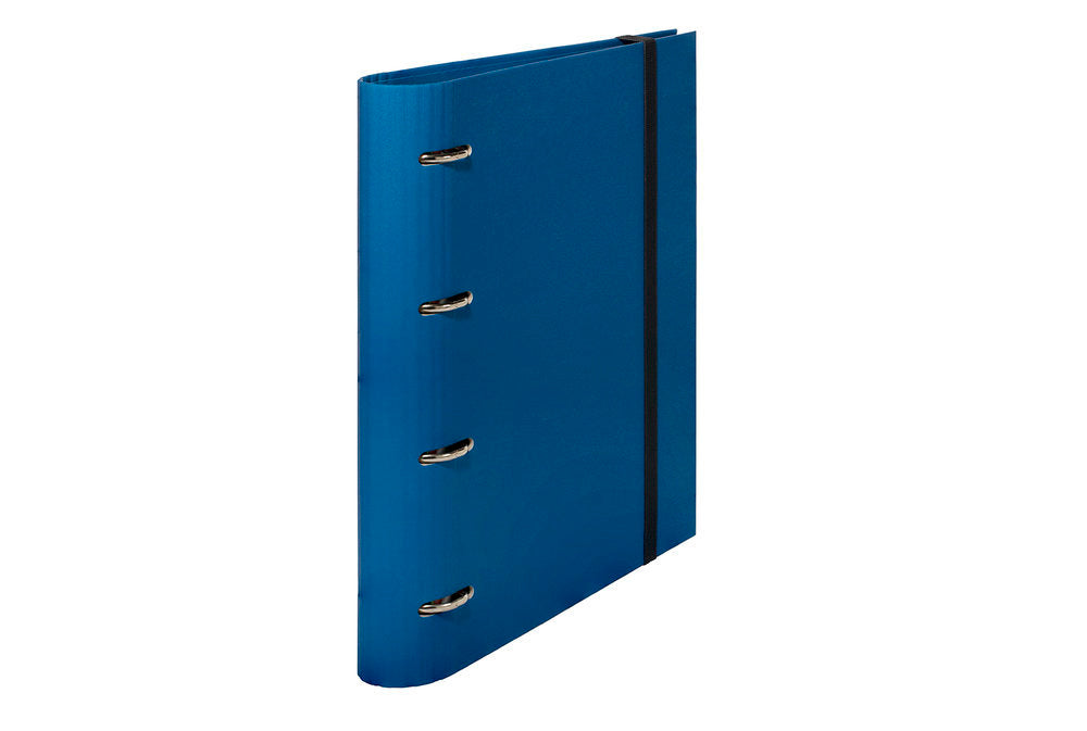 Carpeblock A4 PP Foam Kahki Azul 4 Anillas 35 mm Pardo Imagen principal del producto