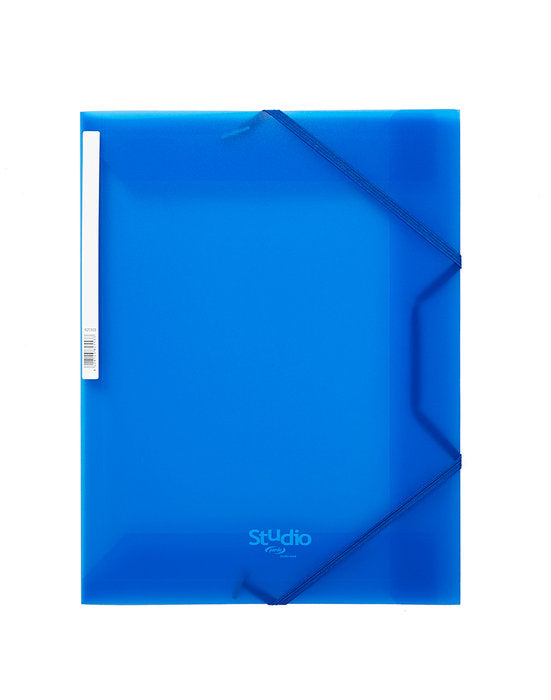 Carpeta PP con Solapas y Cierre Goma Azul Pardo Imagen principal del producto