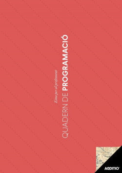 Cuaderno de Programación A4 Additio para Profesorado en Español Imagen principal del producto