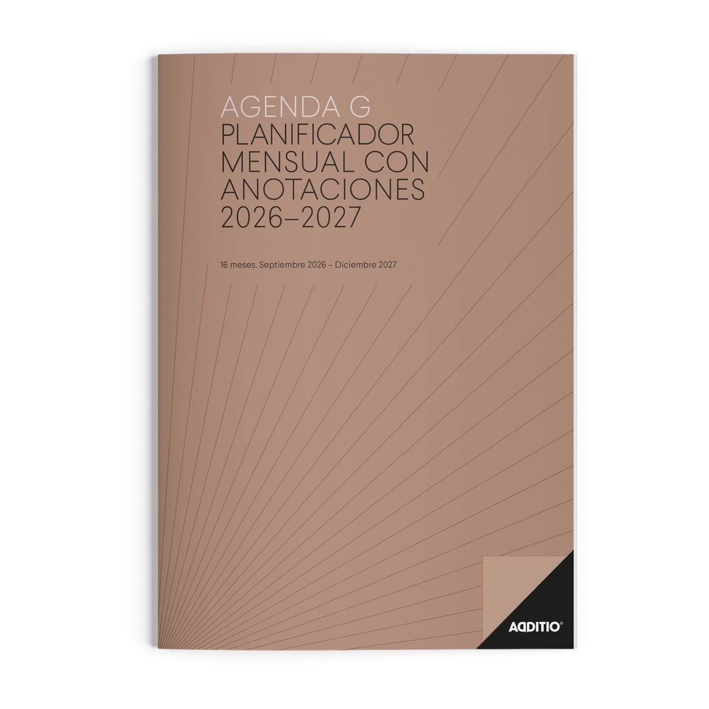 Agenda escolar profesorato G Mes Vista 2026-2027 ADDITIO Imagen principal del producto