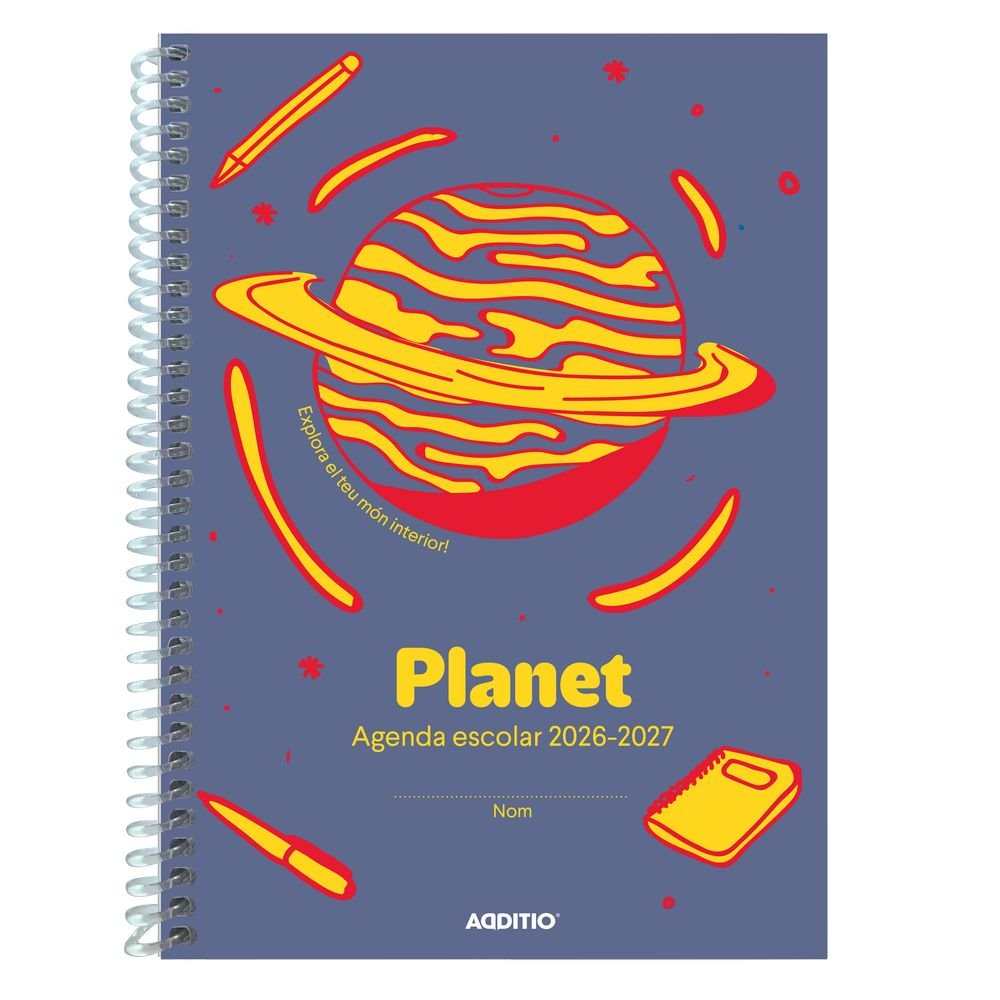 Agenda Escolar Catalan Semana Vista Planet 26-27 ADDITIO Imagen principal del producto
