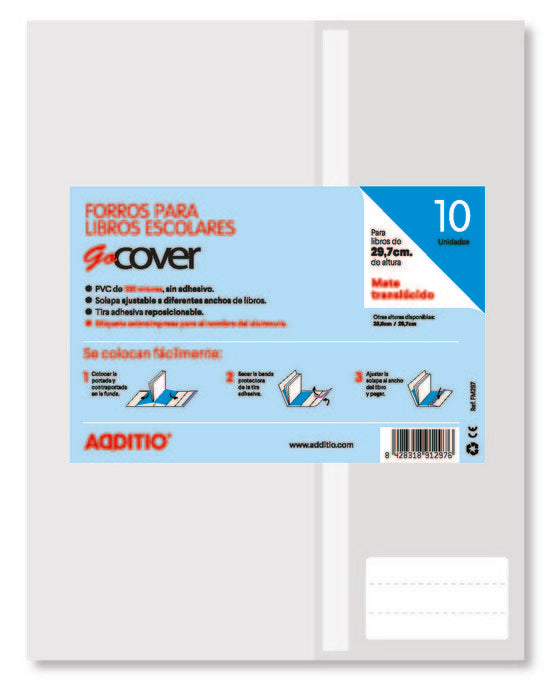 Forro Gocover Mate 29.7x55 cm ADDITIO Imagen principal del producto