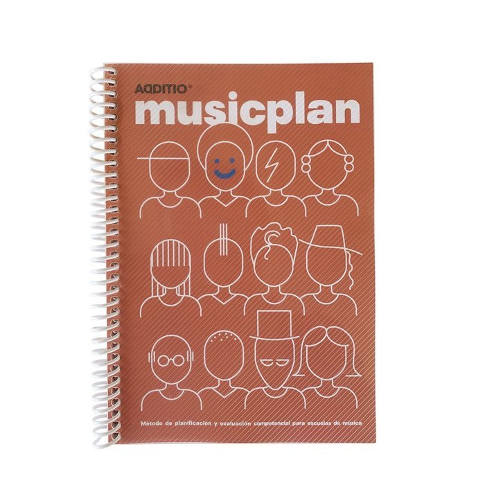 Cuaderno Espiral A5 Musicplan Additio
