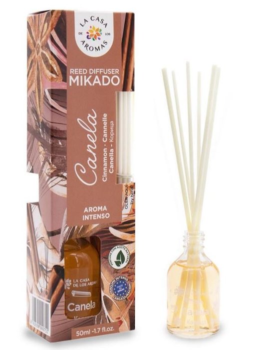 MIKADO CANELA 50ML | CASA AROMAS/FLOR DE MAYO | ENVASE 6 UDS. UNIDAD | 8428390049751 Imagen principal del producto