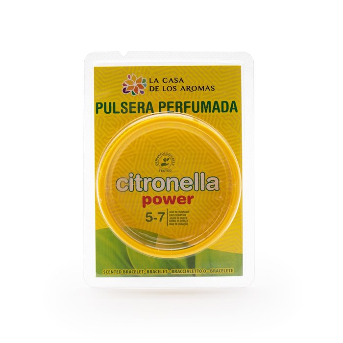 EXPOSITOR 26 PULSERA PERFUMADA CITRONELA | CASA AROMAS/FLOR DE MAYO | ENVASE 26 UDS. UNIDAD | 8428390050863 Imagen principal del producto