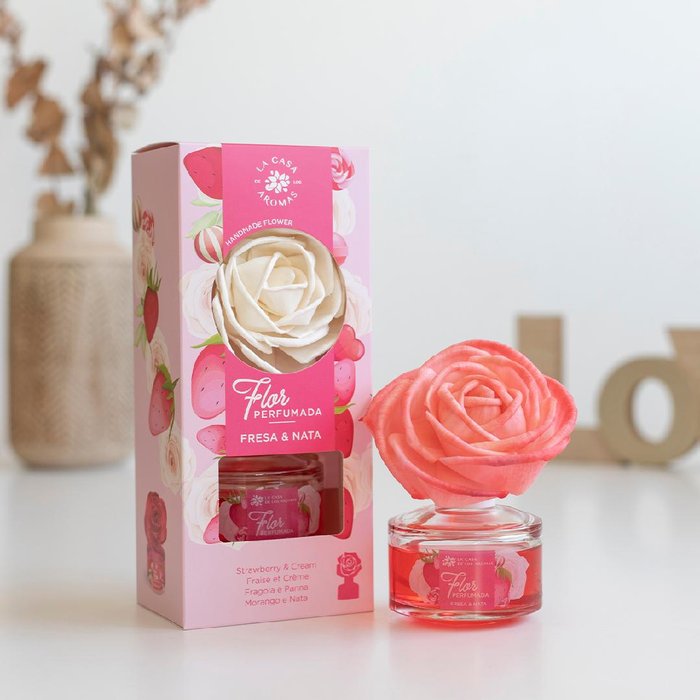 AMBIENTADOR MIKADO FLOR FRESA & NATA 65ML | CASA AROMAS/FLOR DE MAYO | ENVASE 9 UDS. UNIDAD | 8428390059507 Imagen principal del producto