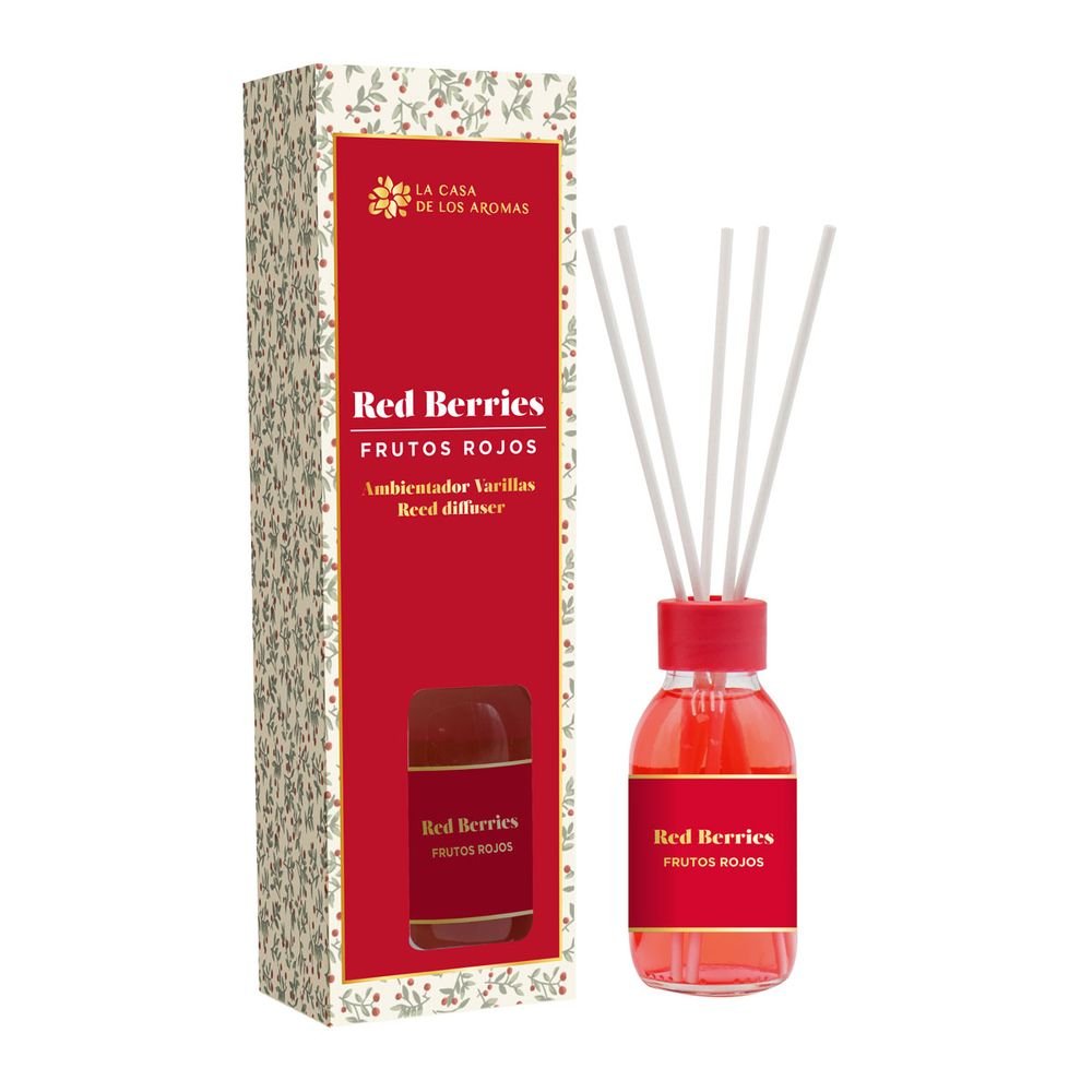 MIKADO NAVIDAD FRUTOS ROJOS 95ML | CASA AROMAS/FLOR DE MAYO | ENVASE 8 UDS. UNIDAD | 8428390062361 Imagen principal del producto
