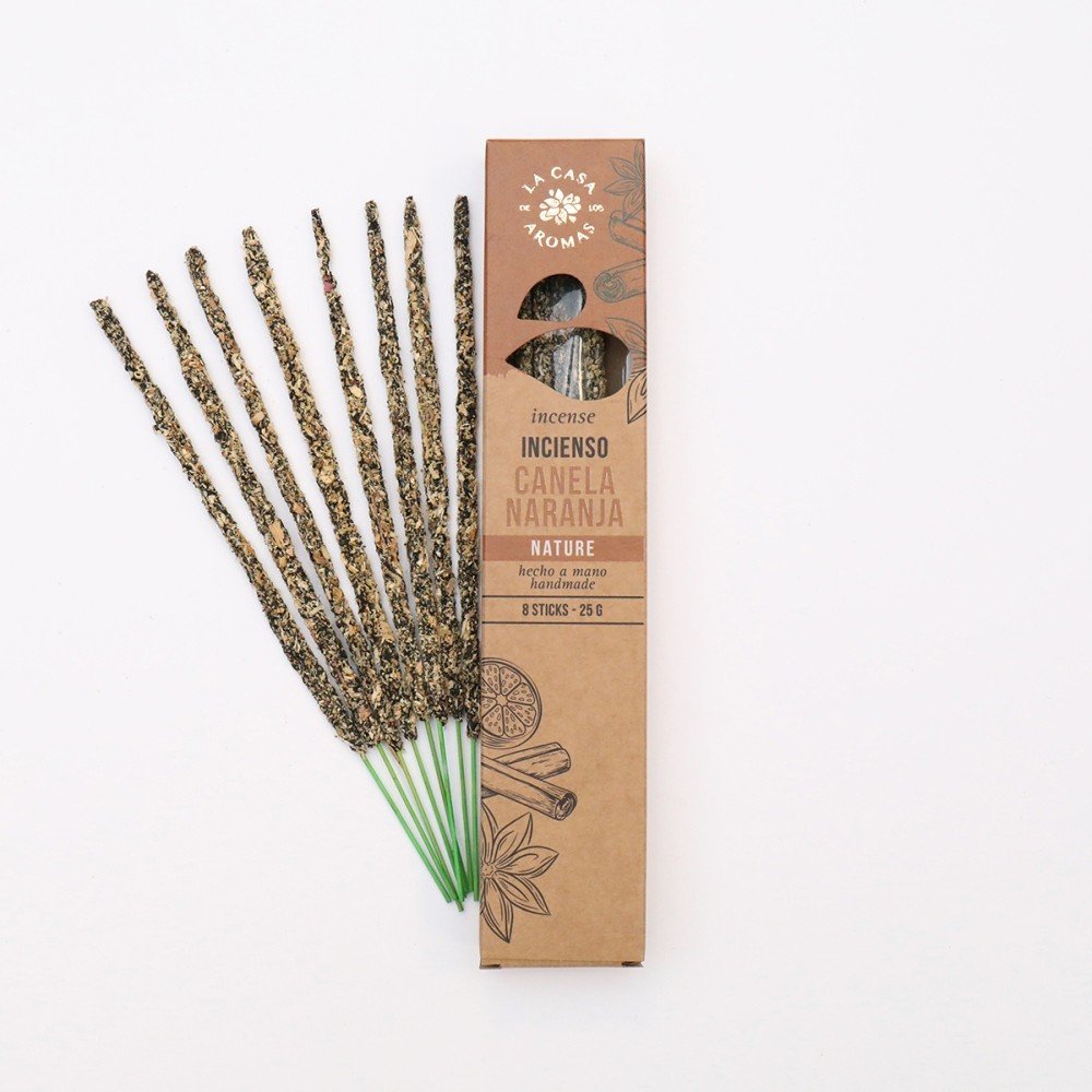 Expositor 12 Incienso Nature Canela Naranja CASA Aromas