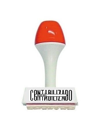 Sello Formula Comercial Contabilizado Fecha Manual TRODAT Imagen principal del producto