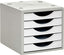 Modulo 5 Cajones Blanco Gris Archivo 2000