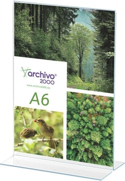 Expositor sobremesa metácrilato a6 ARCHIVO 2000 para organización