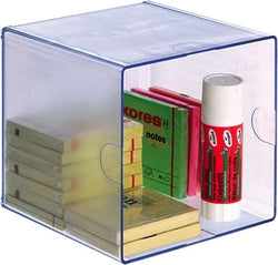 Organizador sobremesa cristal azul Archivo 2000 para oficina