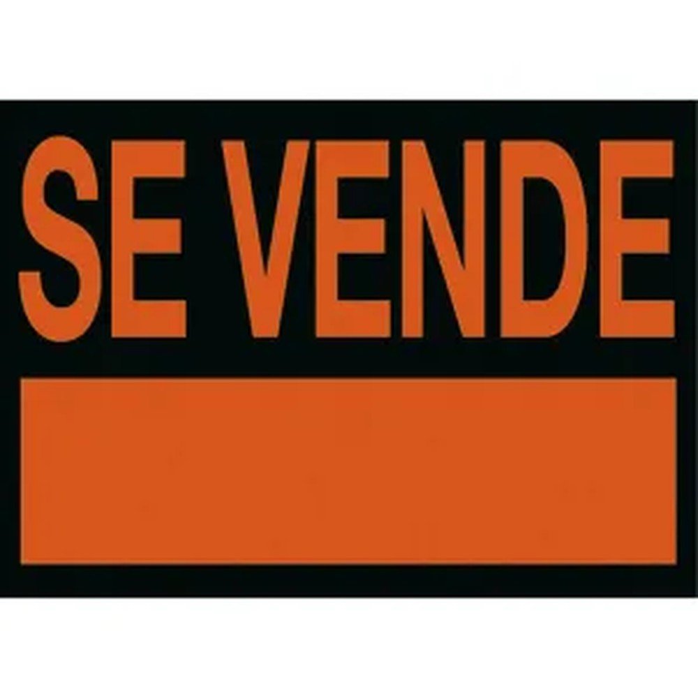 Cartel PVC Se Vende 23x50 cm Archivo 2000